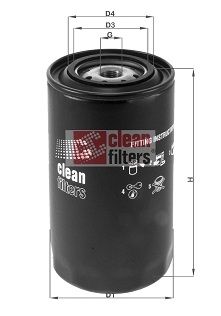CLEAN FILTERS Kütusefilter DN 258